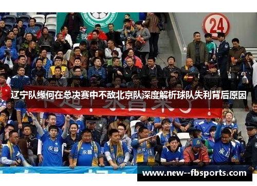 辽宁队缘何在总决赛中不敌北京队深度解析球队失利背后原因